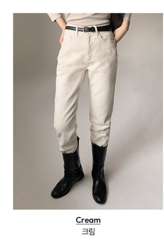 Cotton pants (with fleece lining) - 2 colors