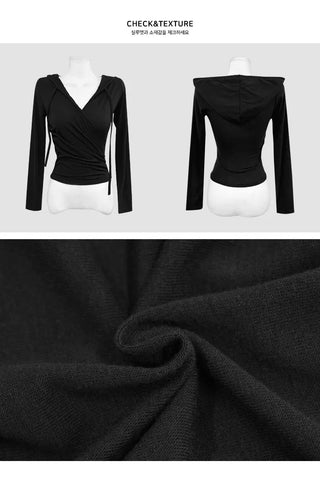 Mini Wrap Hoodie - 3 Colors