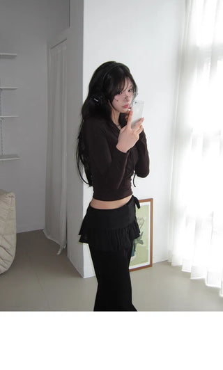Mini Wrap Hoodie - 3 Colors
