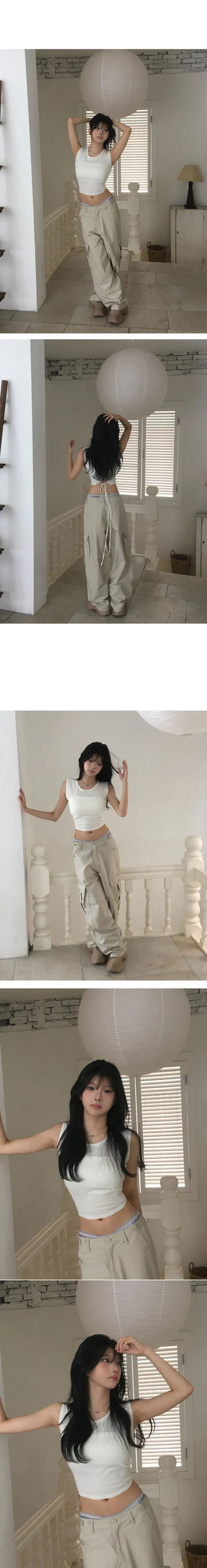 Model Praise/Fit Guaranteed Big Cargo Two-Buckle Long Pants - 4 Colors
