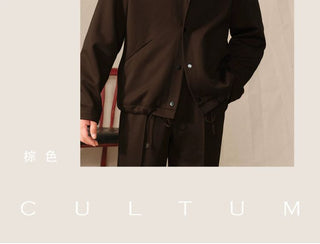 [CULTUM] Knit Collar Business Casual Jacket