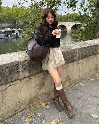 Skipper Collar Long T-Shirt