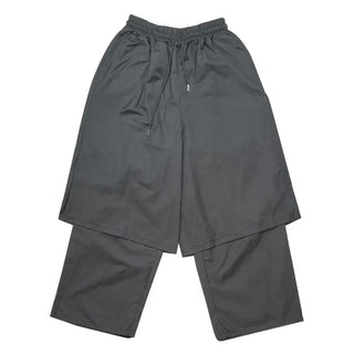 (2 colors) Layered slacks