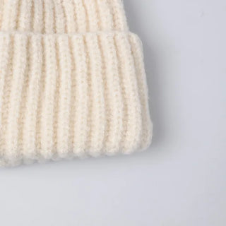 Rib knit beanie