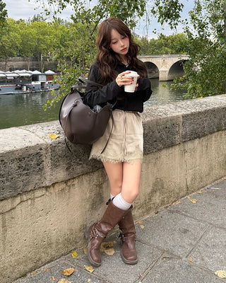 Skipper Collar Long T-Shirt