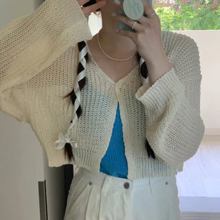 This cropped cardigan