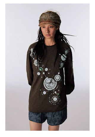 [CONP] Horsehead Nebula Print Long Sleeve Tee