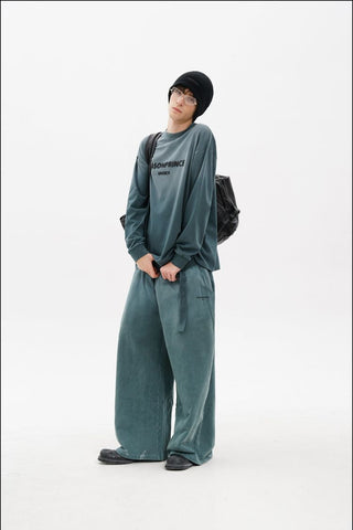 [MASONPRINCE] Layered Sweatshirt Set
