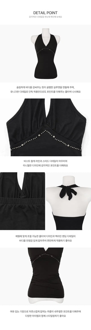 Silver Bang Halter Sleeveless - 4 colors