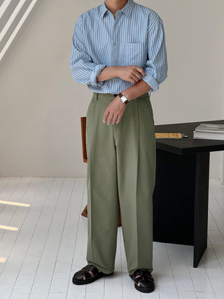 Cohen Seersucker Stripe Shirt