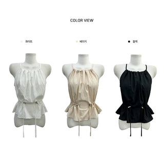 Cool Anorak Shirring Blouse - 3 Colors