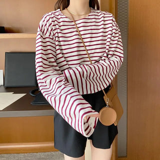 brit stripe boxy T