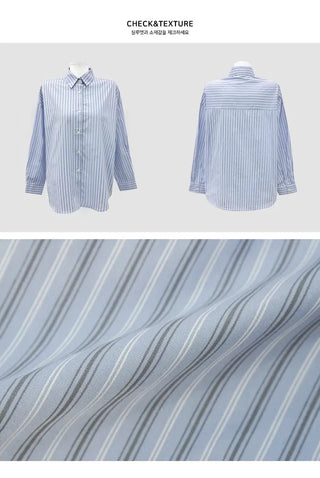 Daily Pinstripe Shirt - 3 Colors