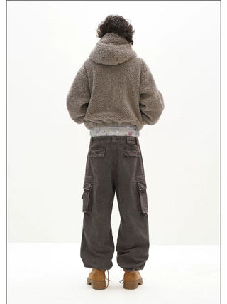 MASONPRINCE Fleece Short Hooded Jacket