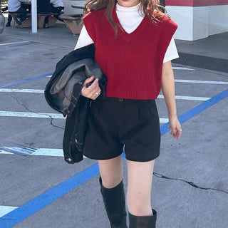 Basic knit vest