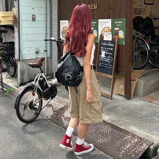 2 Circle Shoulder Backpack