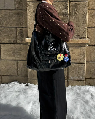 2-Way Leather Shoulder & Tote Bag