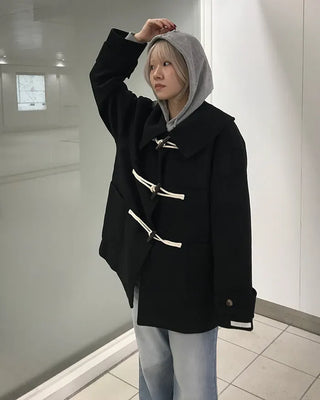 Asymmetrical zip-up hoodie
