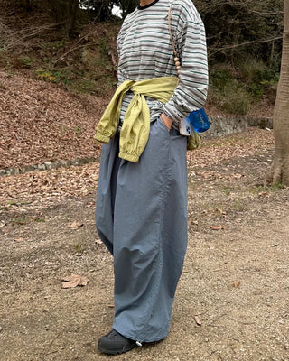 Color-blocked striped T-shirt