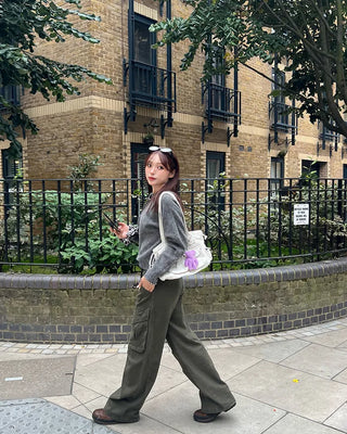 Khaki cargo pants