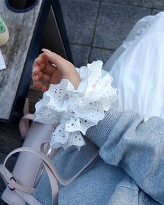 Double Lace Hair Scrunchie