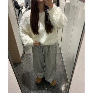 Fleece-lined jogger pants