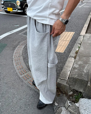 Back pocket sun print sweatpants