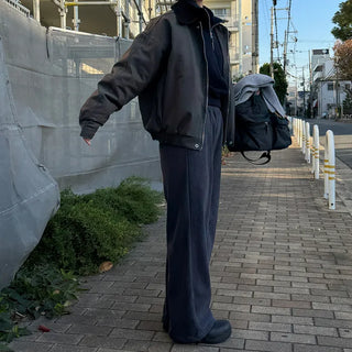 Corduroy Collar Work Jacket