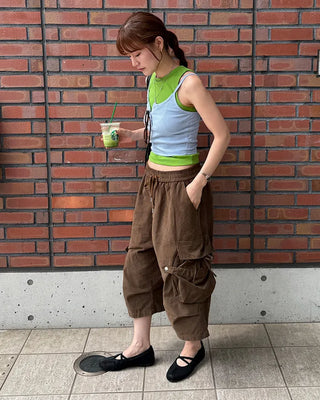 Button Rib Camisole