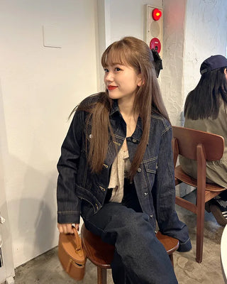 Standard cropped denim jacket