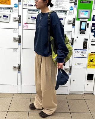 (Unisex) Pintuck Wide Pants