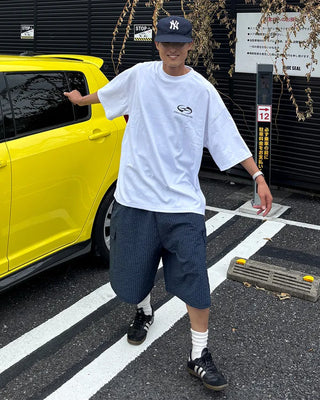 Checked Banding Cargo Pants