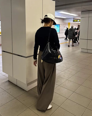 (Unisex) Pintuck Balloon Slacks