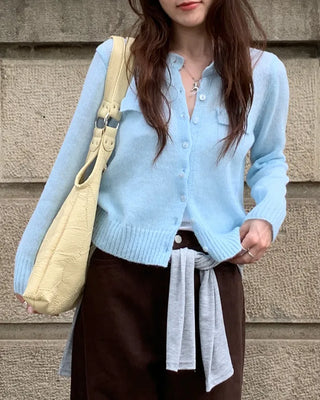 Pocket knit cardigan