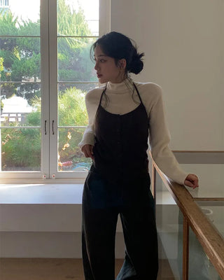 Knit camisole & knit skirt set