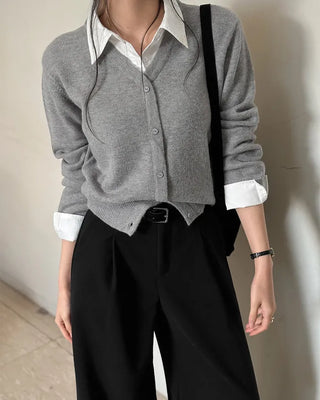 Basic slacks with pleats