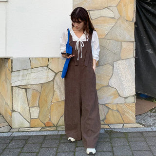 Tucked collar blouse