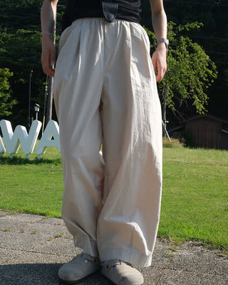 Banding wide pants