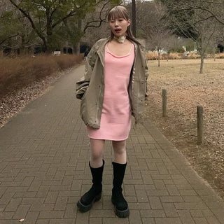 Knit bustier dress
