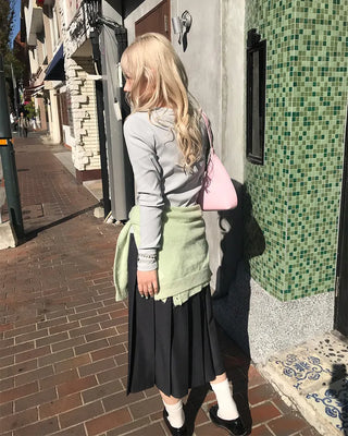 See-through cardigan