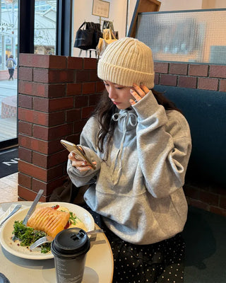 String Ribbon Sweatshirt