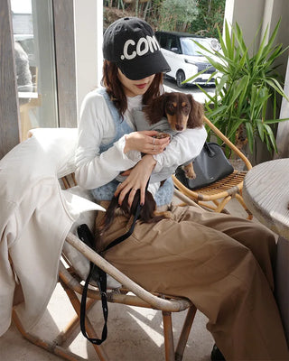 Side panel cotton pants