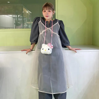 See-through layered dress