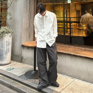 Oversized cotton shirt