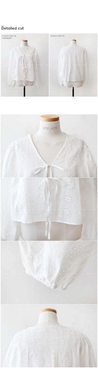 Vintage eyelet blouse