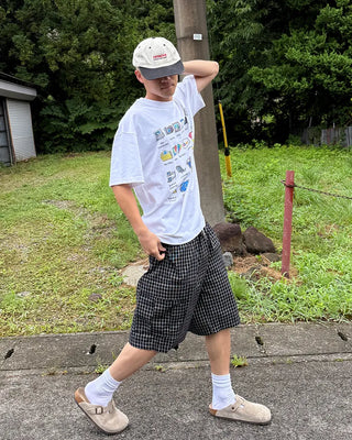 Checked cargo Bermuda shorts