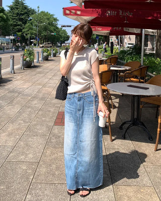 Dot Shirring Shoulder Bag