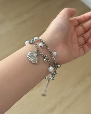 Pearl chain bracelet