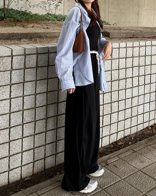 Waist string pants