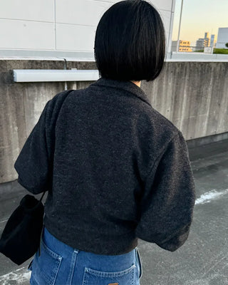 Balloon Fit Color Cardigan